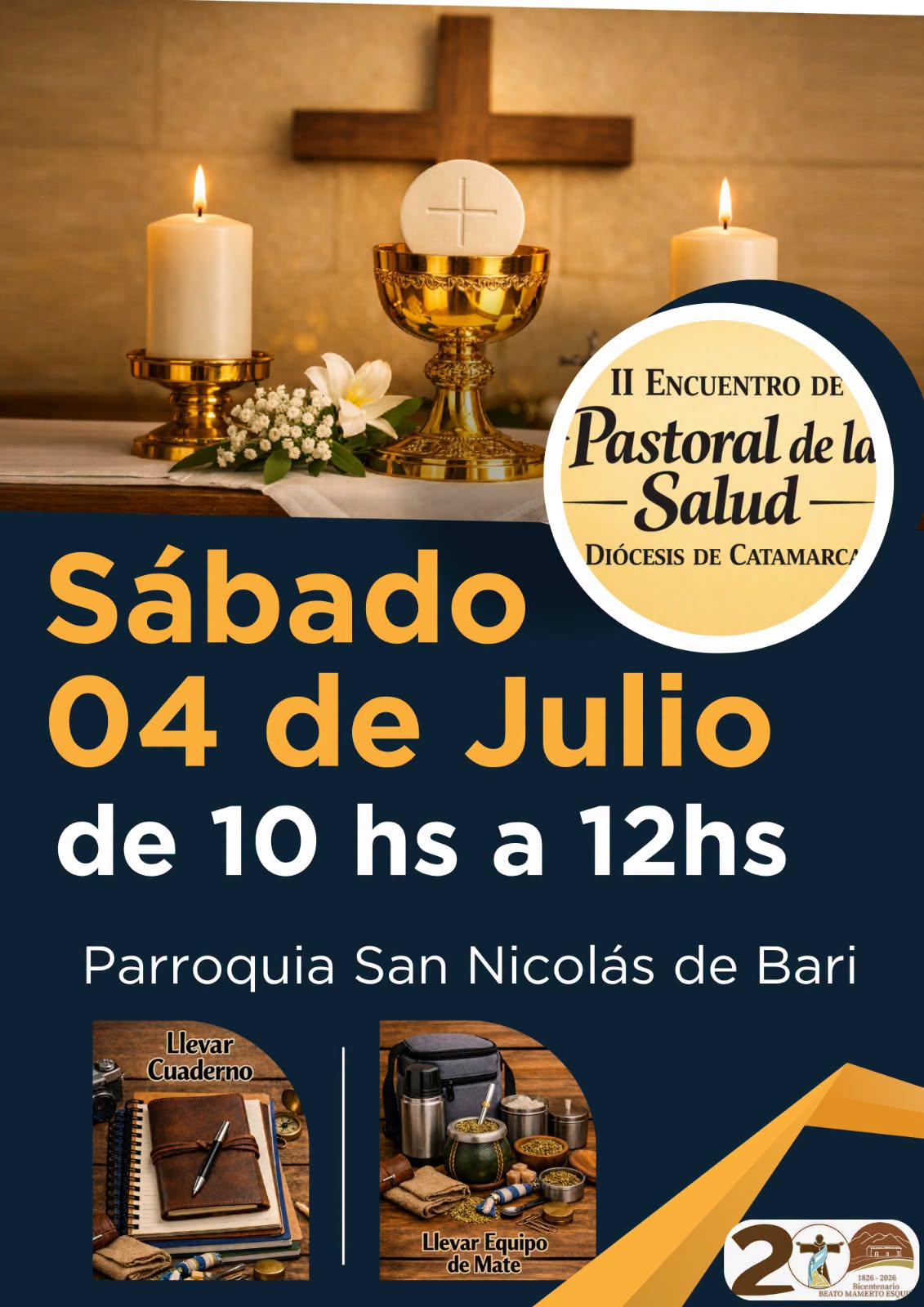 JORNADA DE FORMACION PARA AGENTES DE PASTORAL DE LA SALUD